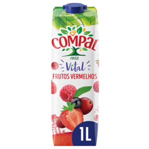 JUS FRUITS ROUGES COMPAL 1L