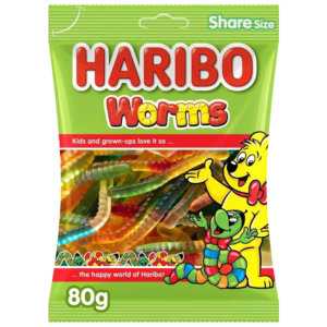 Haribo Worms 80G